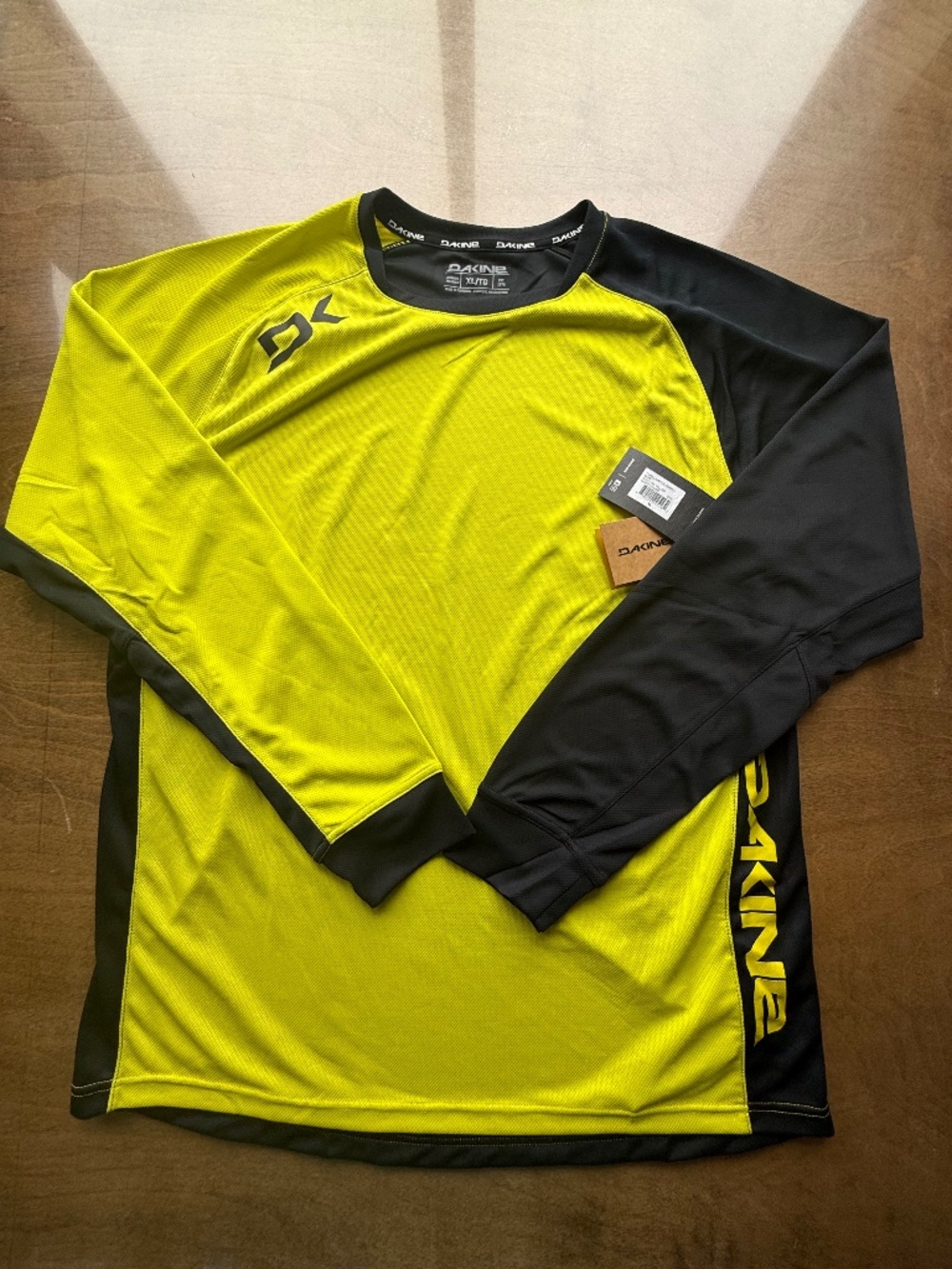 NWT Dakine Thrillium L/S MTB Jersey Stellar Yeller Men's XL